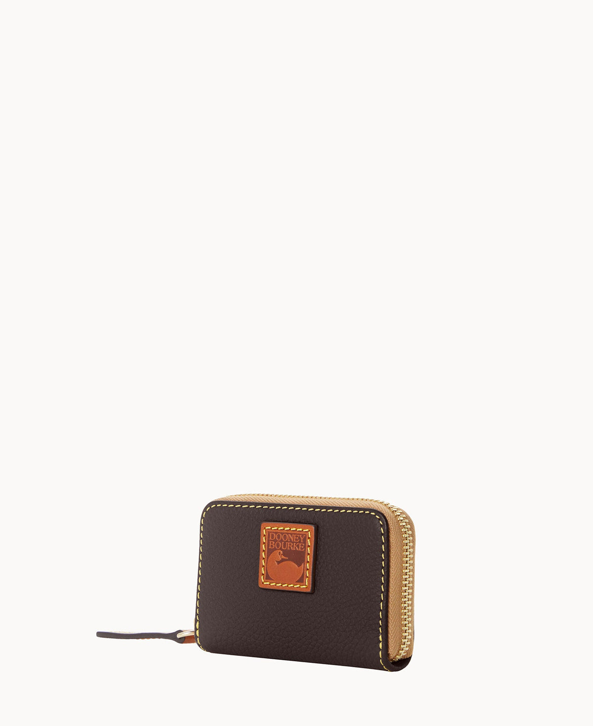 Dooney & Bourke Pebble Grain Zip Around Credit Card Case