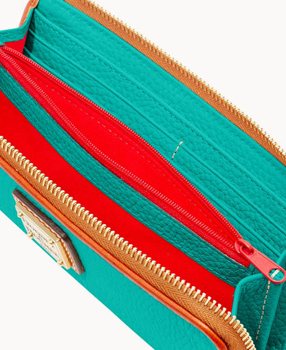 Dooney & Bourke Pebble Grain Zip Clutch