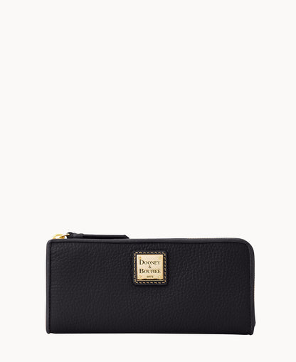 Dooney & Bourke Pebble Grain Zip Clutch
