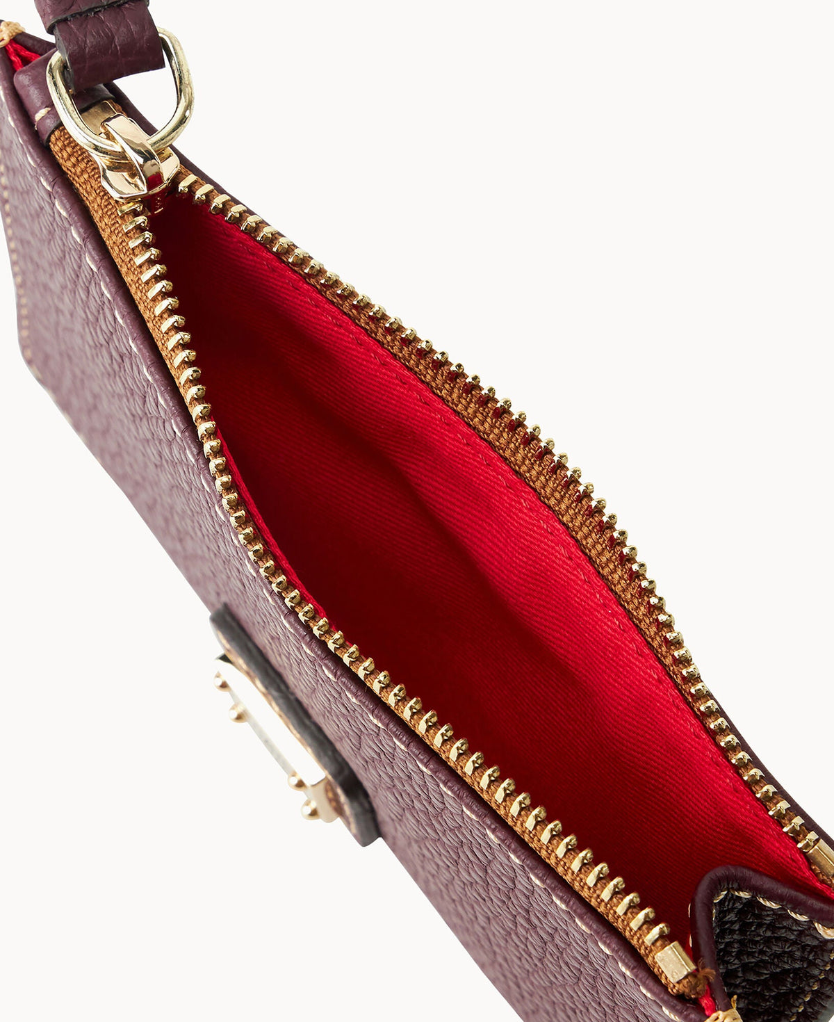 Dooney & Bourke Pebble Grain Zip Credit Card Case