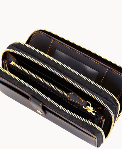 Dooney & Bourke Alto Large Double Zip Organizer