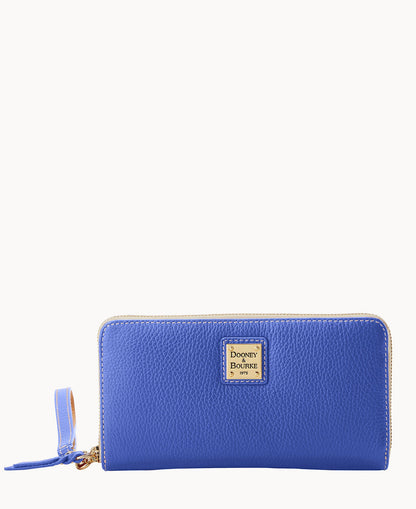 Dooney & Bourke Lucca Leather Large Zip Around Wristlet
