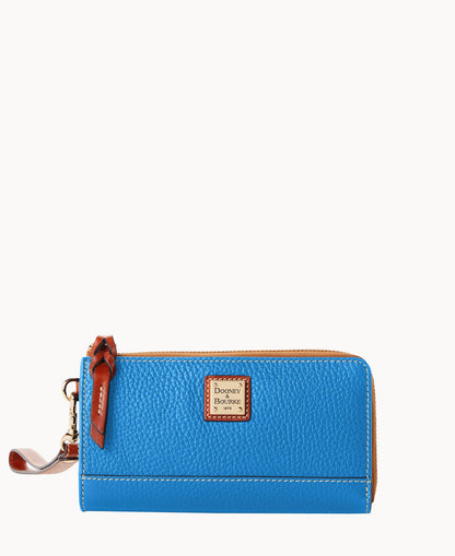 Dooney & Bourke Pebble Grain Folded Zip Wristlet
