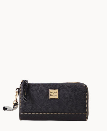 Dooney & Bourke Pebble Grain Folded Zip Wristlet