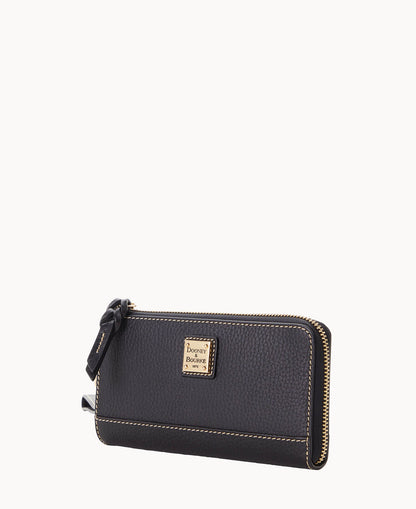 Dooney & Bourke Pebble Grain Folded Zip Wristlet