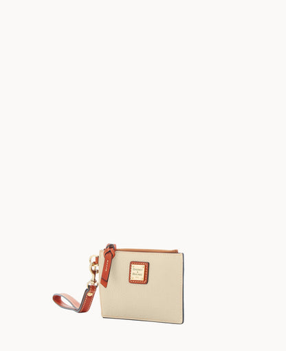 Dooney & Bourke Pebble Grain Zip Top Card Case Wristlet
