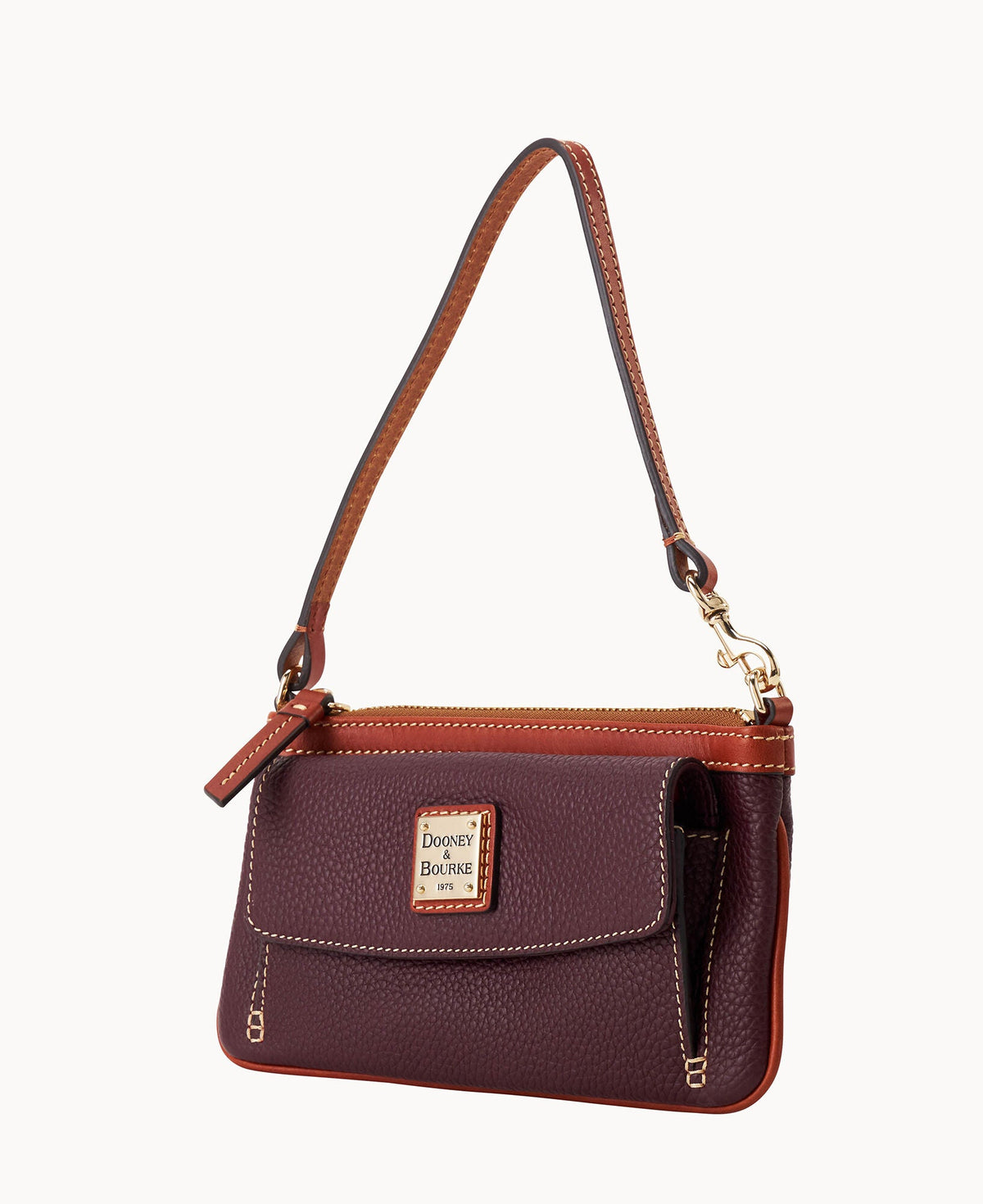 Dooney & Bourke Pebble Grain Pocket Wristlet