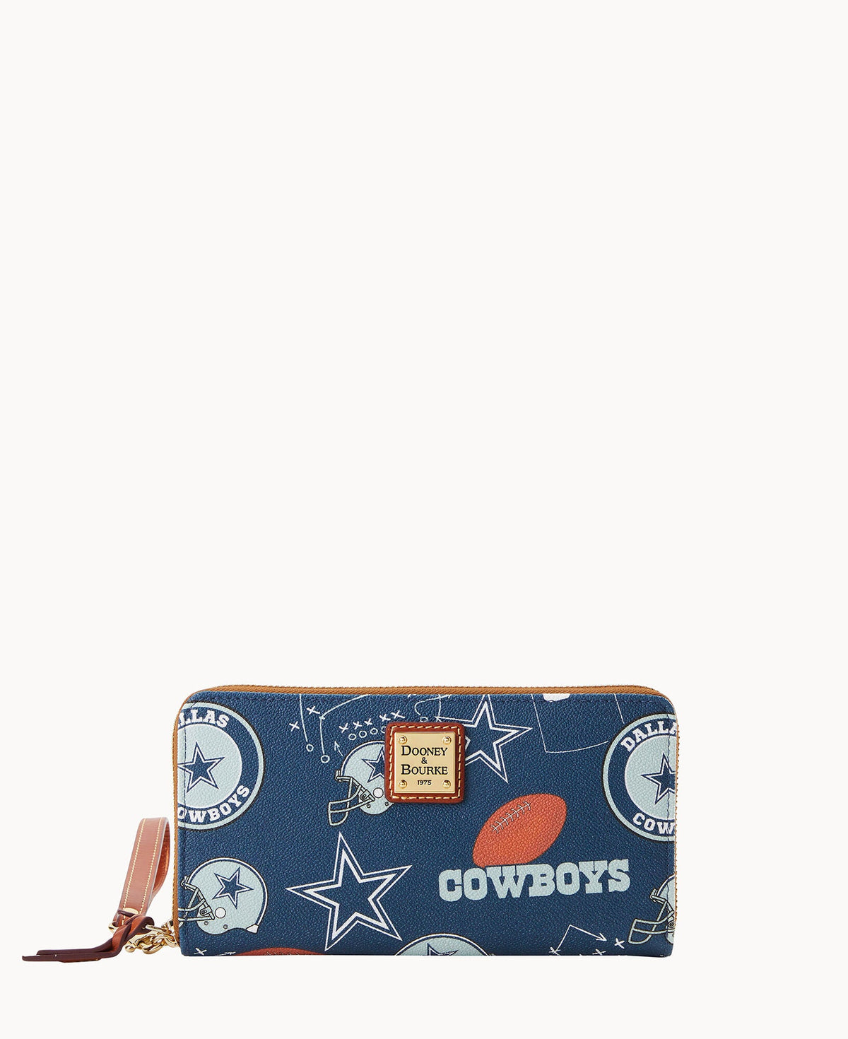 Dooney & Bourke NFL Cowboys Large Zip Around Wristlet