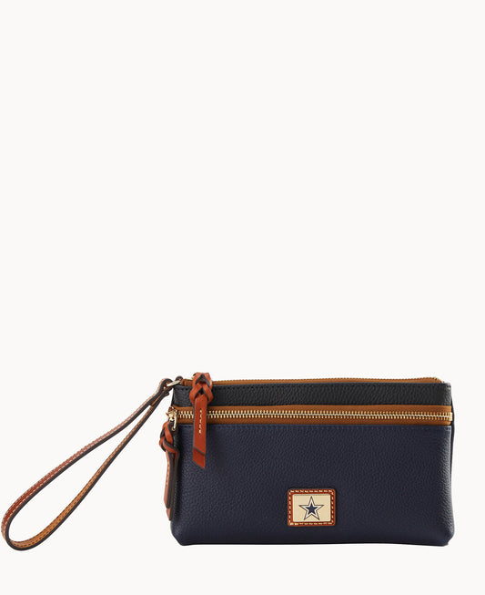 Dooney & Bourke NFL Cowboys Double Zip Wristlet