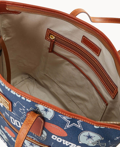Dooney & Bourke NFL Cowboys Zip Tote