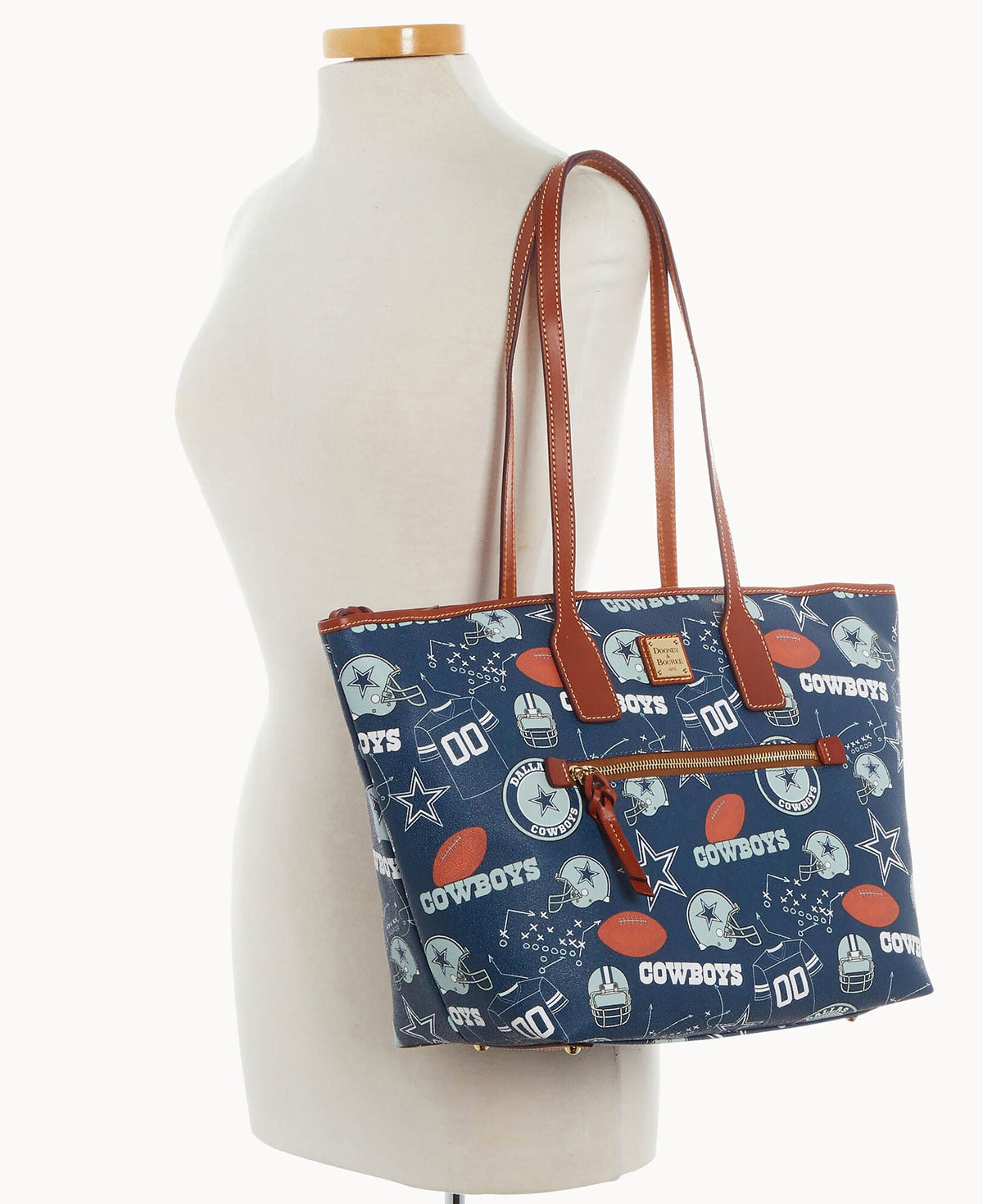 Dooney & Bourke NFL Cowboys Zip Tote