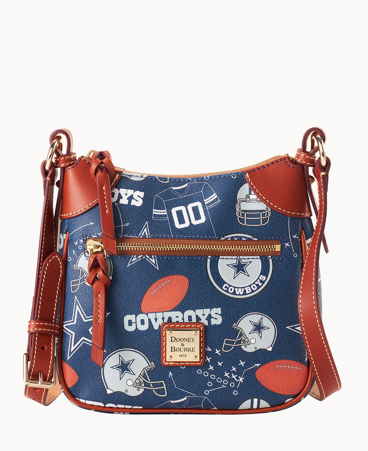 Dooney & Bourke NFL Cowboys Front Zip Crossbody