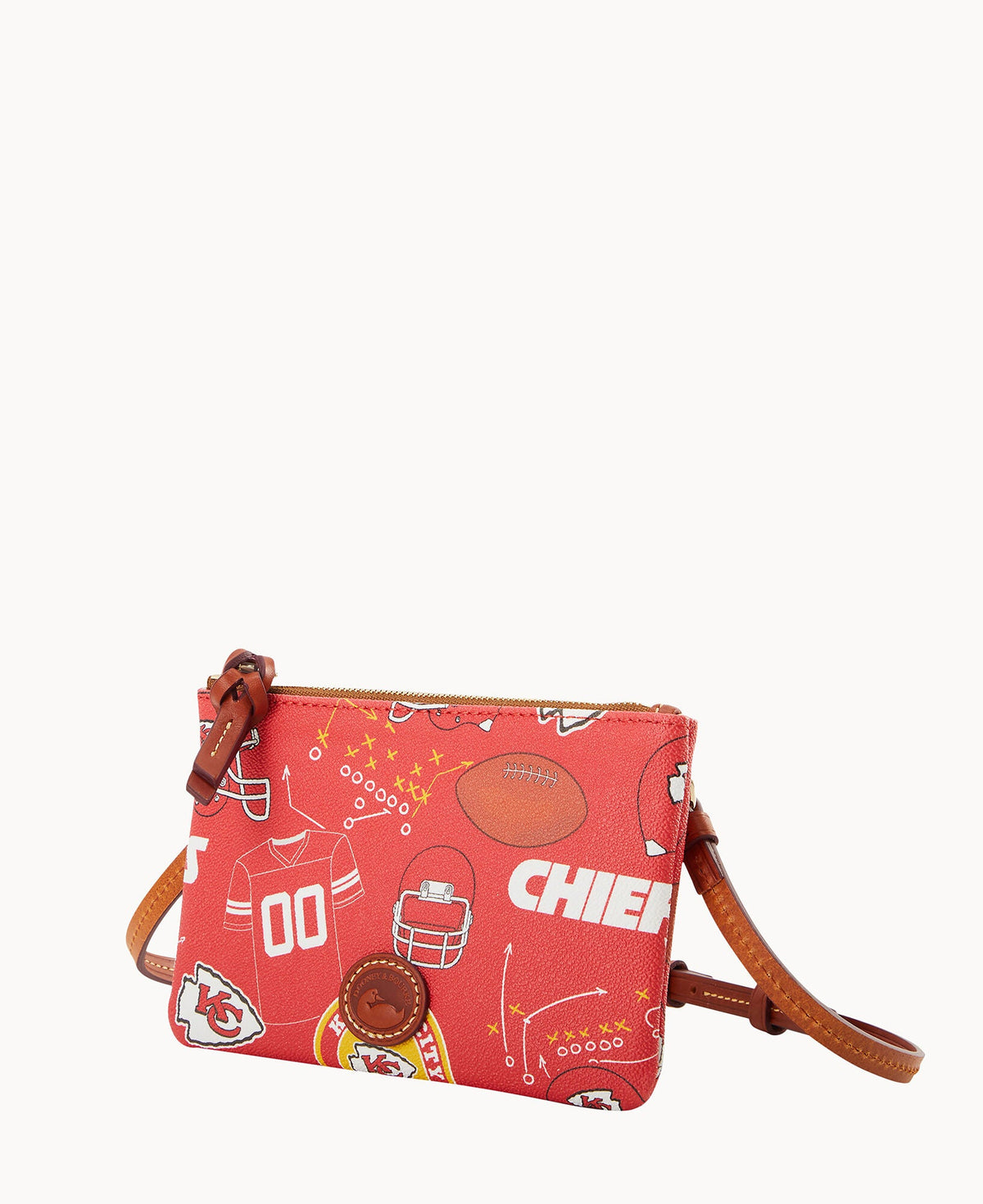 Dooney & Bourke NFL Chiefs Top Zip Crossbody