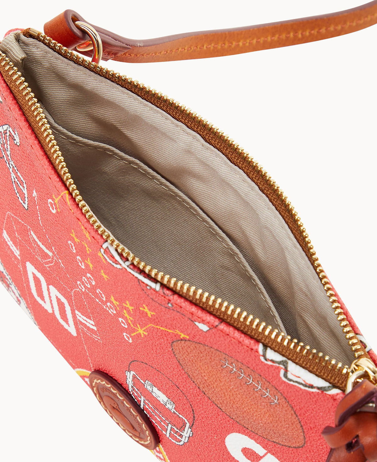 Dooney & Bourke NFL Chiefs Top Zip Crossbody
