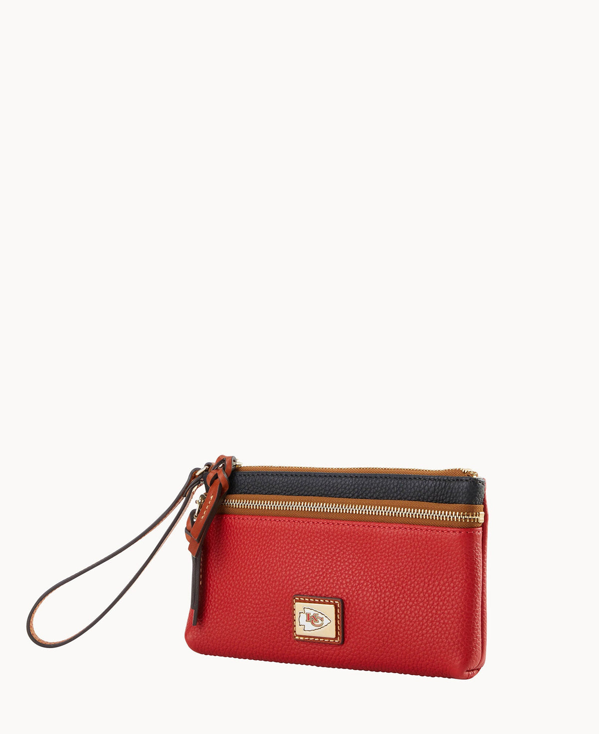 Dooney & Bourke NFL Chiefs Double Zip Wristlet