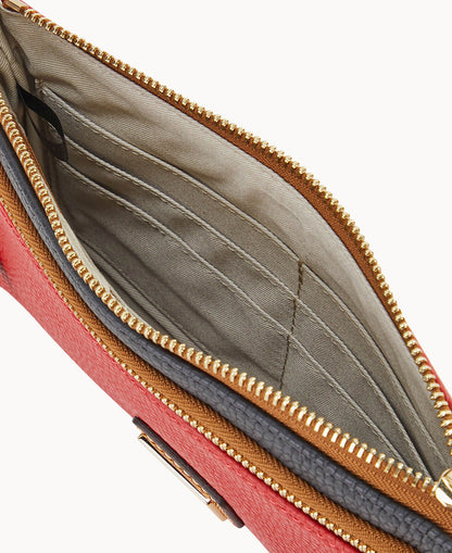Dooney & Bourke NFL Chiefs Double Zip Wristlet