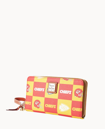 Dooney & Bourke NFL Chiefs Large Zip Around Wristlet
