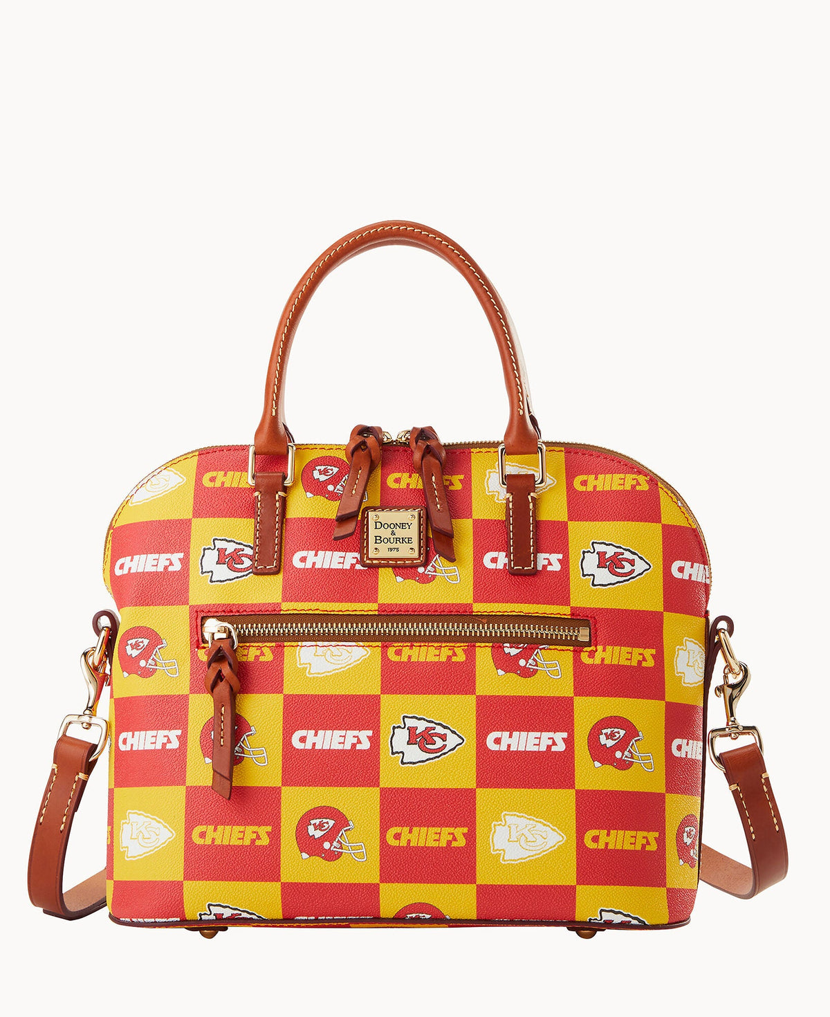 Dooney & Bourke NFL Chiefs Domed Zip Satchel