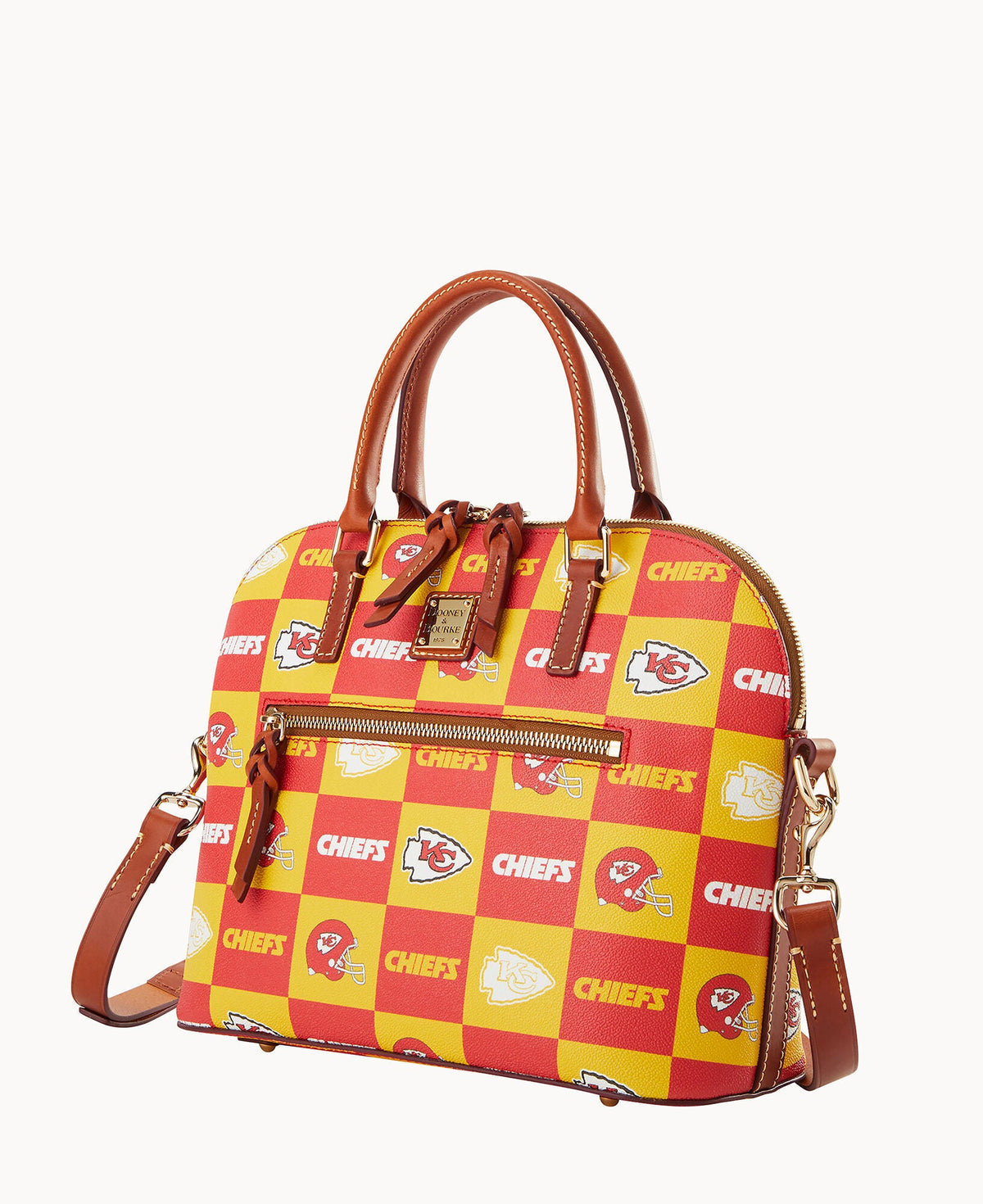 Dooney & Bourke NFL Chiefs Domed Zip Satchel
