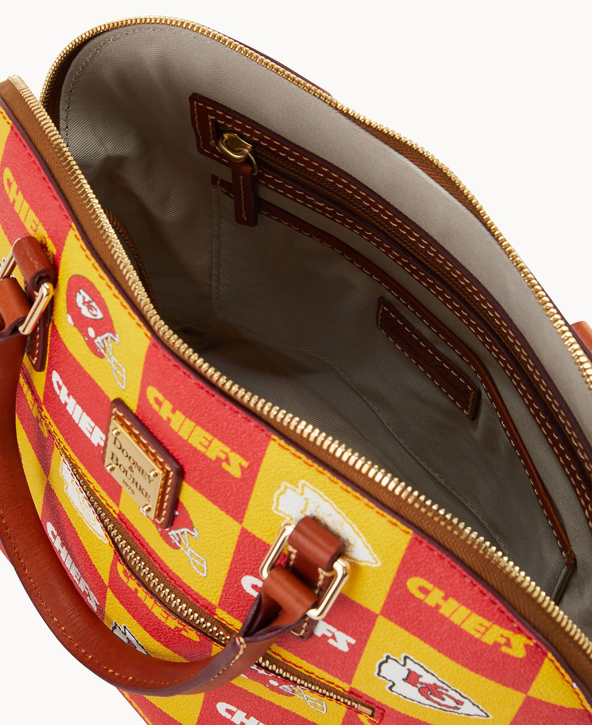 Dooney & Bourke NFL Chiefs Domed Zip Satchel