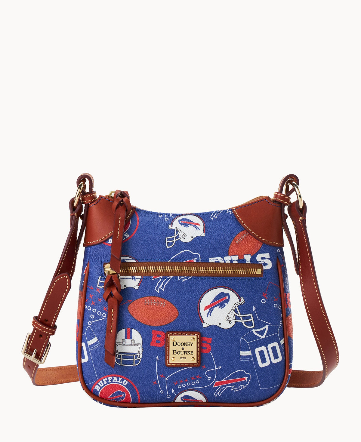 Dooney & Bourke NFL Bills Front Zip Crossbody
