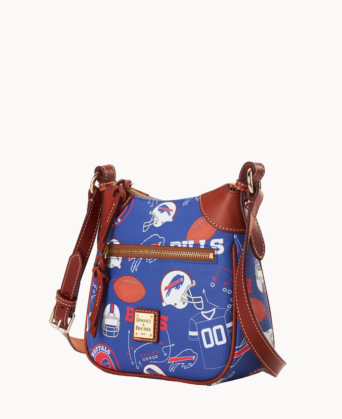 Dooney & Bourke NFL Bills Front Zip Crossbody