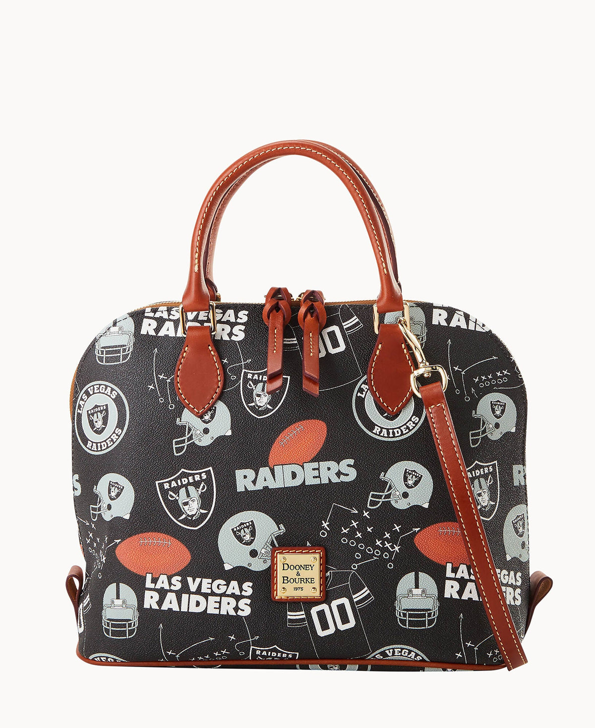 Dooney & Bourke NFL Raiders Zip Zip Satchel