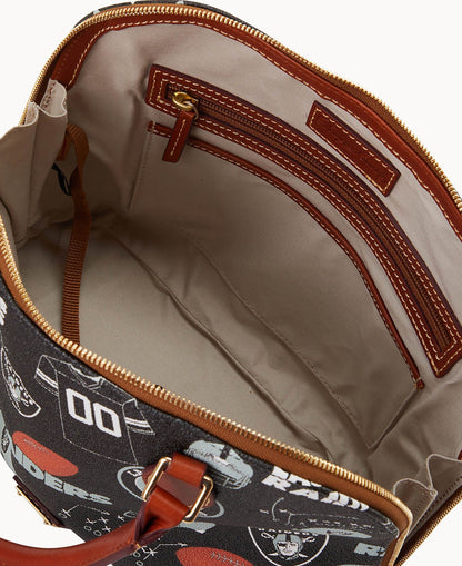 Dooney & Bourke NFL Raiders Zip Zip Satchel