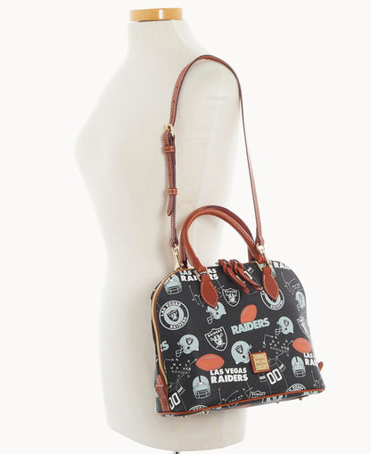 Dooney & Bourke NFL Raiders Zip Zip Satchel