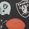 Dooney & Bourke NFL Raiders Large Zip Around Wristlet