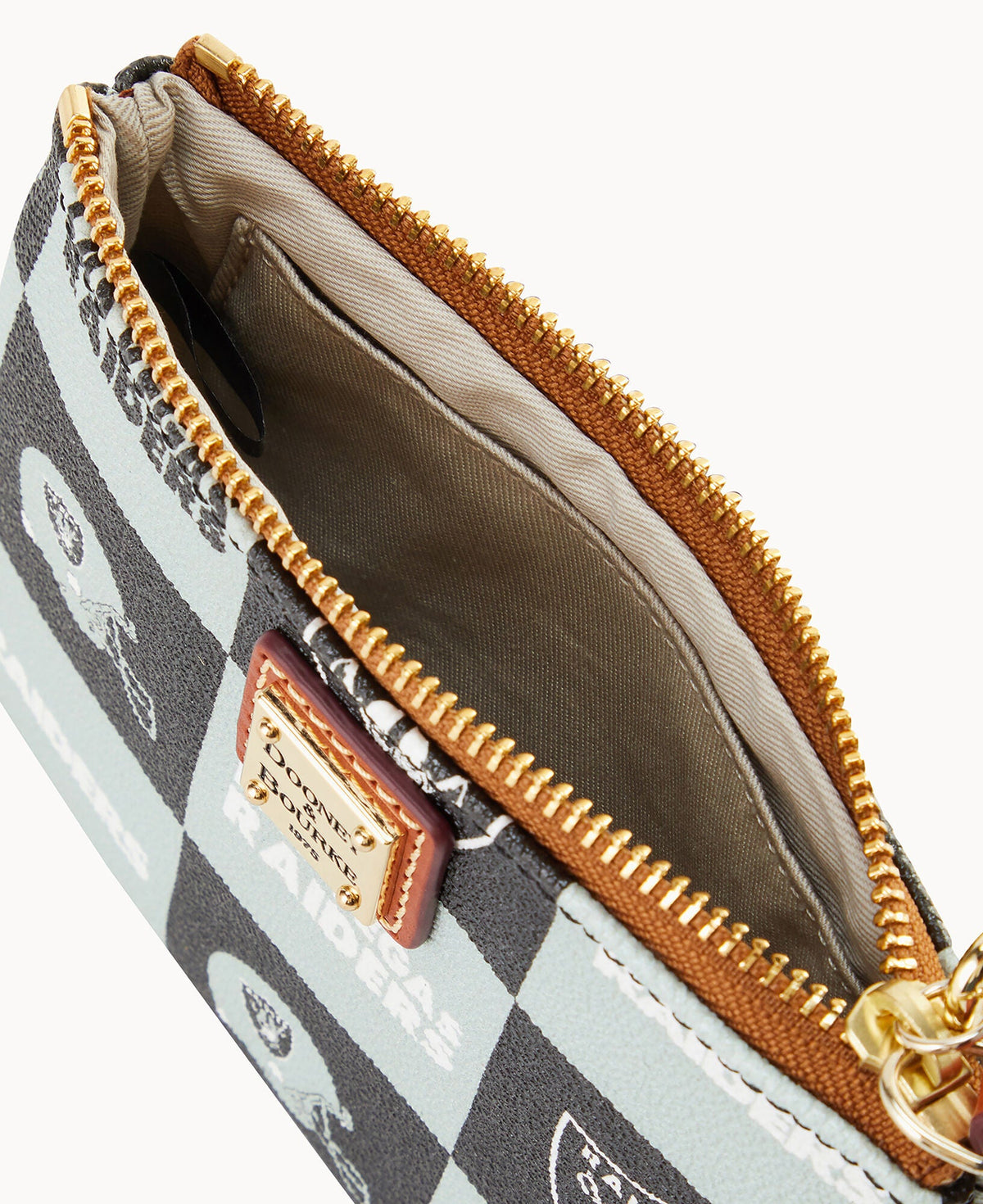 Dooney & Bourke NFL Raiders Stadium Wristlet