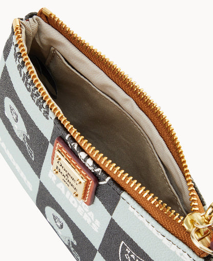 Dooney & Bourke NFL Raiders Stadium Wristlet