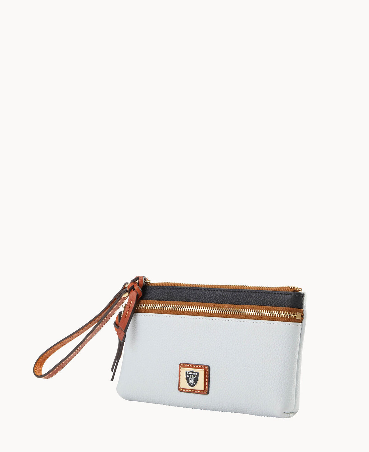 Dooney & Bourke NFL Raiders Double Zip Wristlet