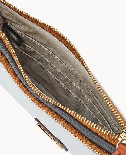 Dooney & Bourke NFL Raiders Double Zip Wristlet