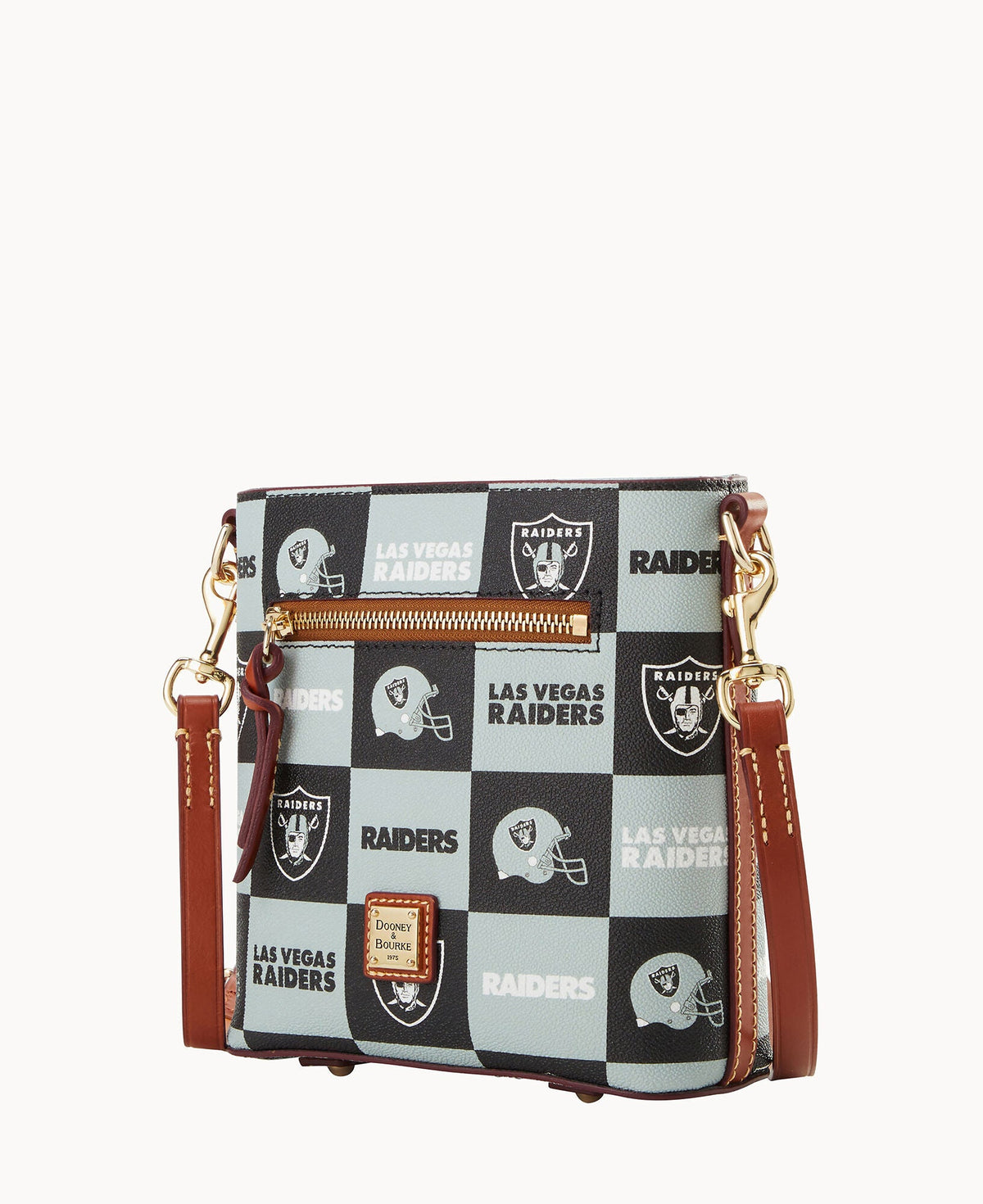 Dooney & Bourke NFL Raiders Small Zip Crossbody