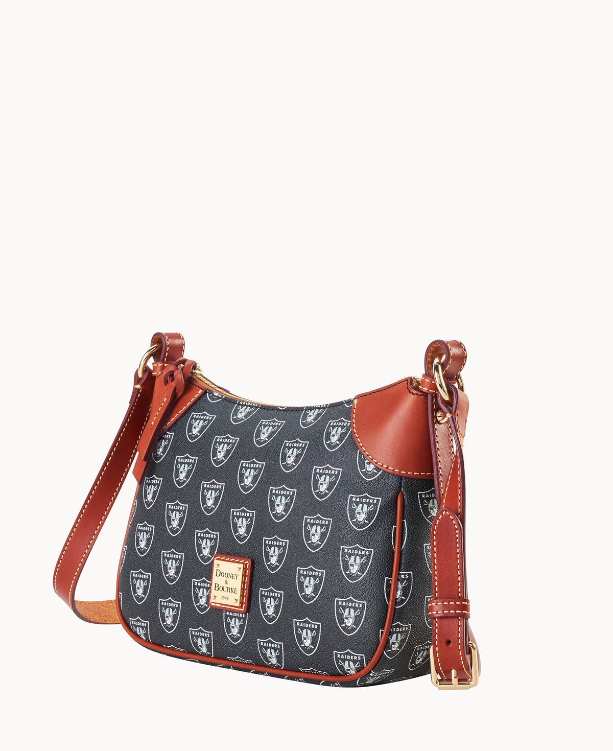 Dooney & Bourke NFL Raiders Crossbody Hobo 22