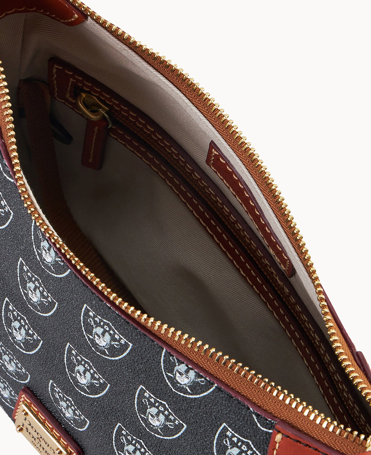 Dooney & Bourke NFL Raiders Crossbody Hobo 22