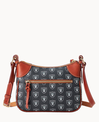 Dooney & Bourke NFL Raiders Crossbody Hobo 22