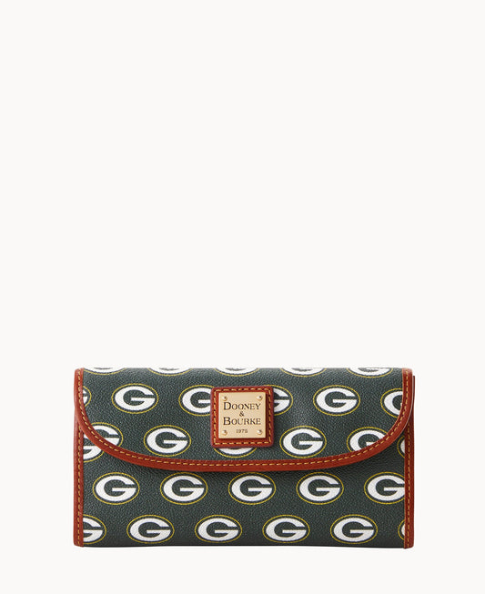Dooney & Bourke NFL Packers Continental Clutch