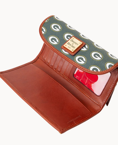 Dooney & Bourke NFL Packers Continental Clutch