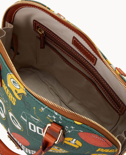 Dooney & Bourke NFL Packers Zip Zip Satchel
