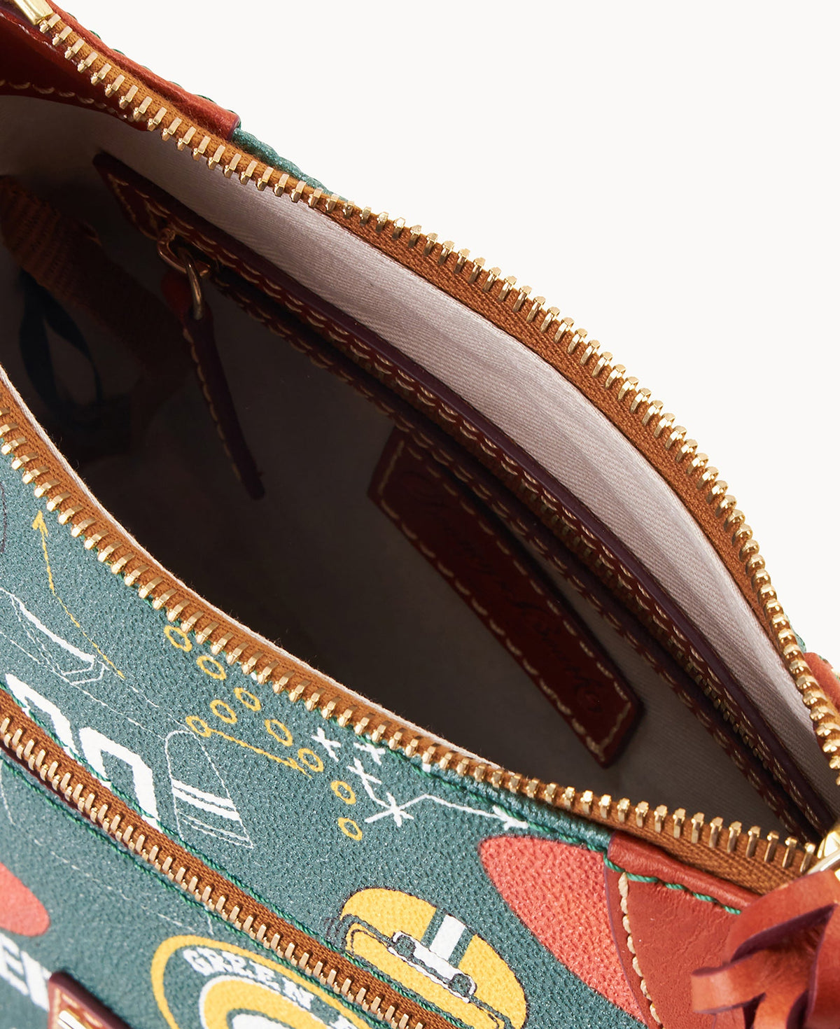 Dooney & Bourke NFL Packers Front Zip Crossbody