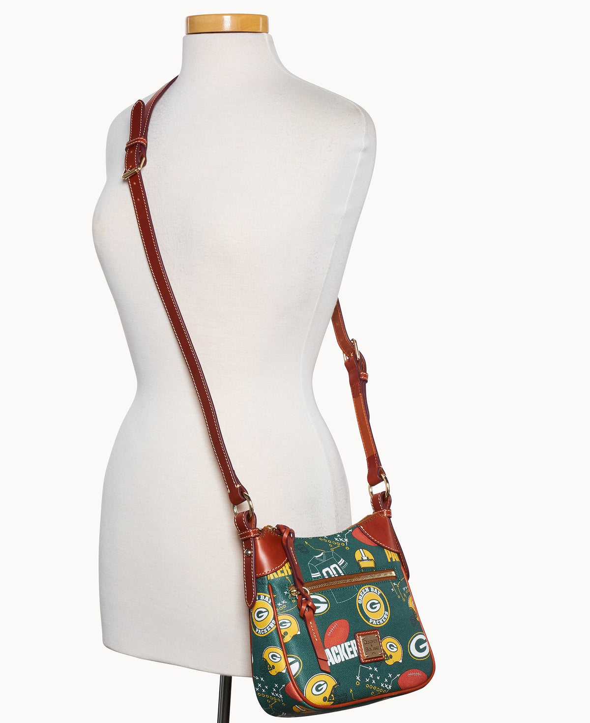 Dooney & Bourke NFL Packers Front Zip Crossbody