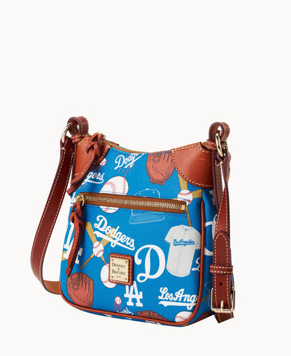 Dooney & Bourke MLB Dodgers Front Zip Crossbody