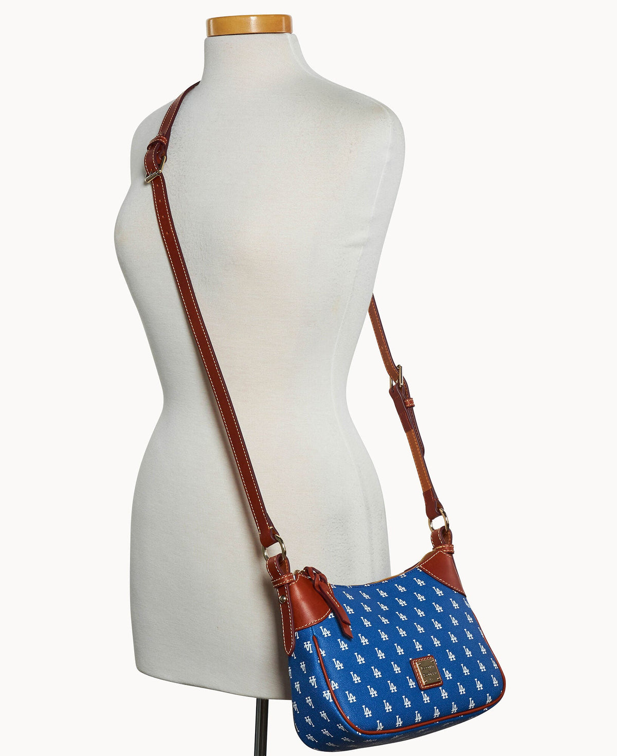 Dooney & Bourke MLB Dodgers Crossbody Hobo 22