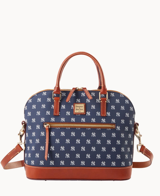 Dooney & Bourke MLB Yankees Domed Zip Satchel