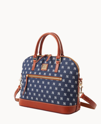 Dooney & Bourke MLB Yankees Domed Zip Satchel