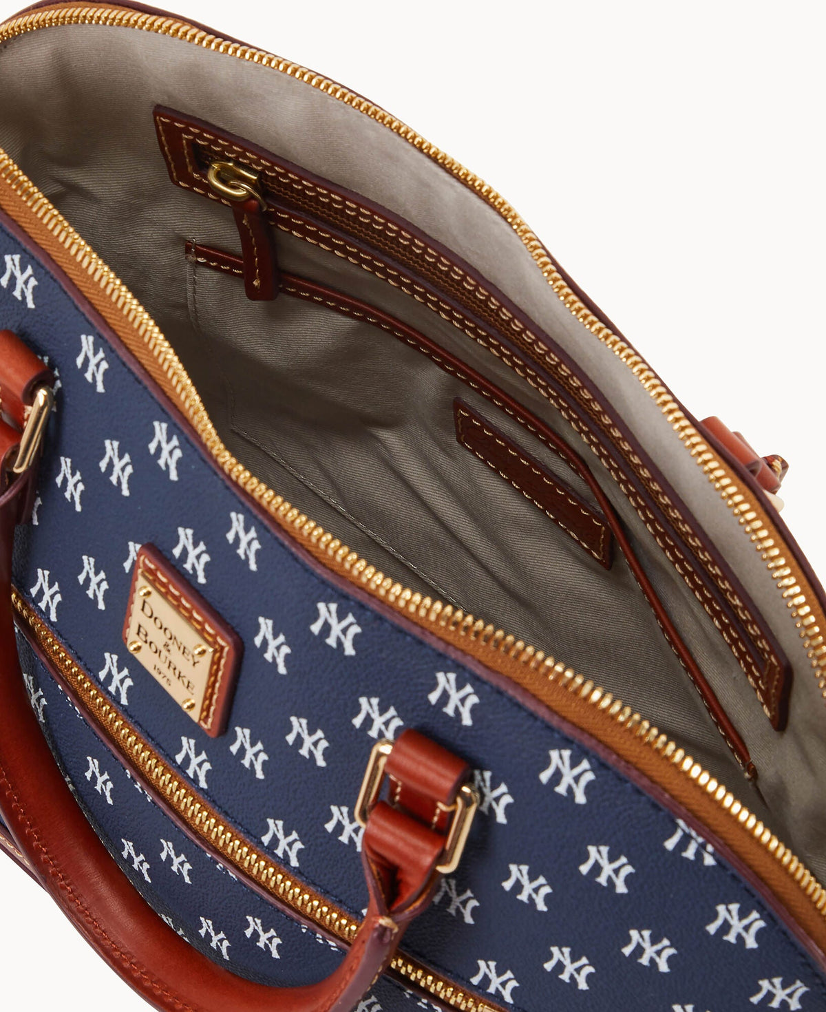 Dooney & Bourke MLB Yankees Domed Zip Satchel
