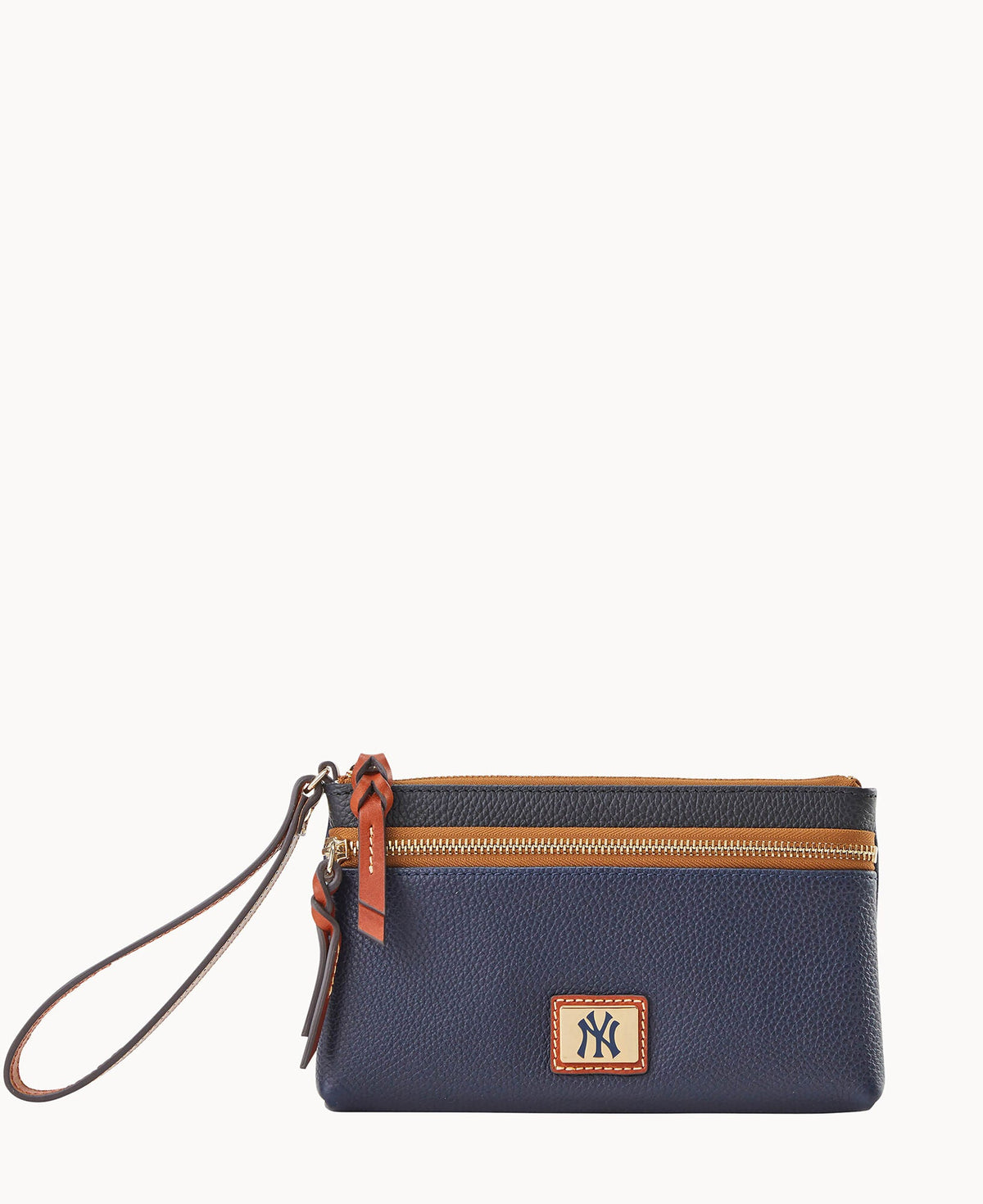Dooney & Bourke MLB Yankees Double Zip Wristlet