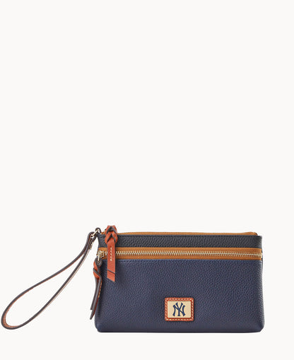 Dooney & Bourke MLB Yankees Double Zip Wristlet